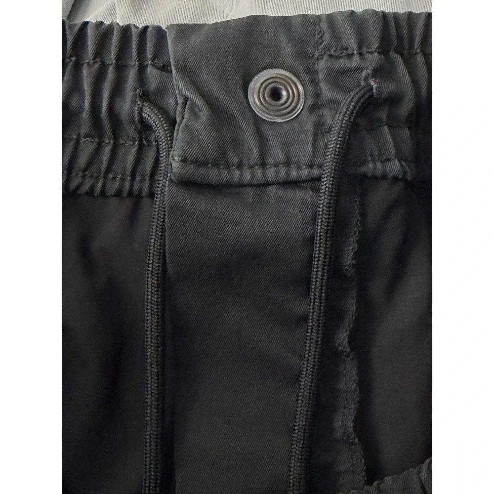 Nike Sportswear Bonded Woven Pants Black Tapered Joggers AR3221-010 Mens Medium - Picture 10 of 12